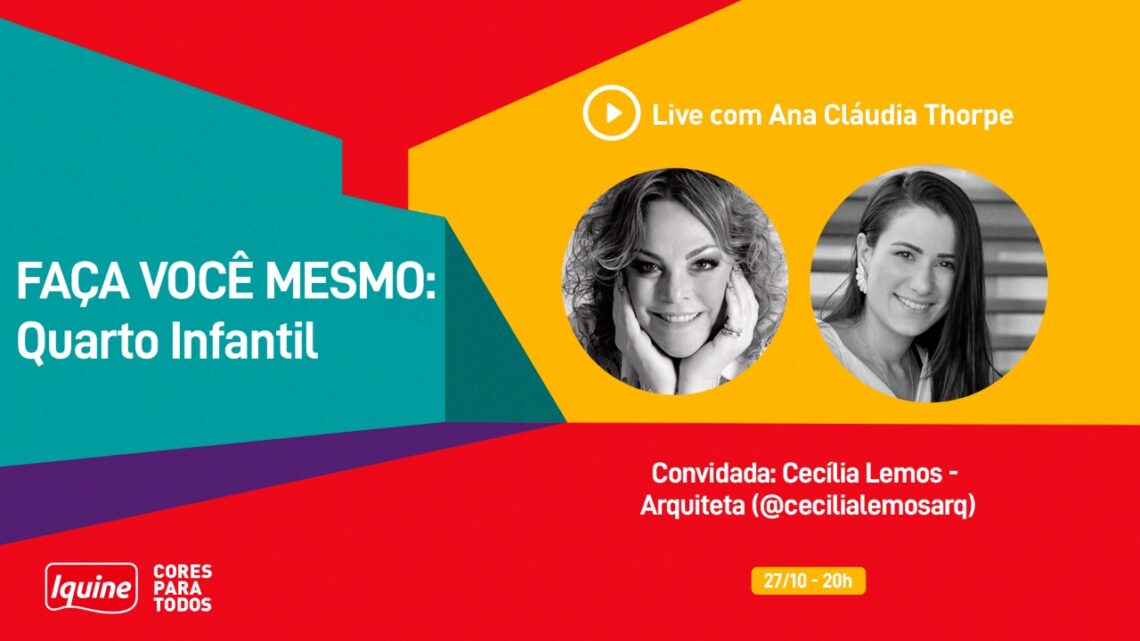 LIVE TINTAS IQUINE - Faça você mesmo: Quarto Infantil