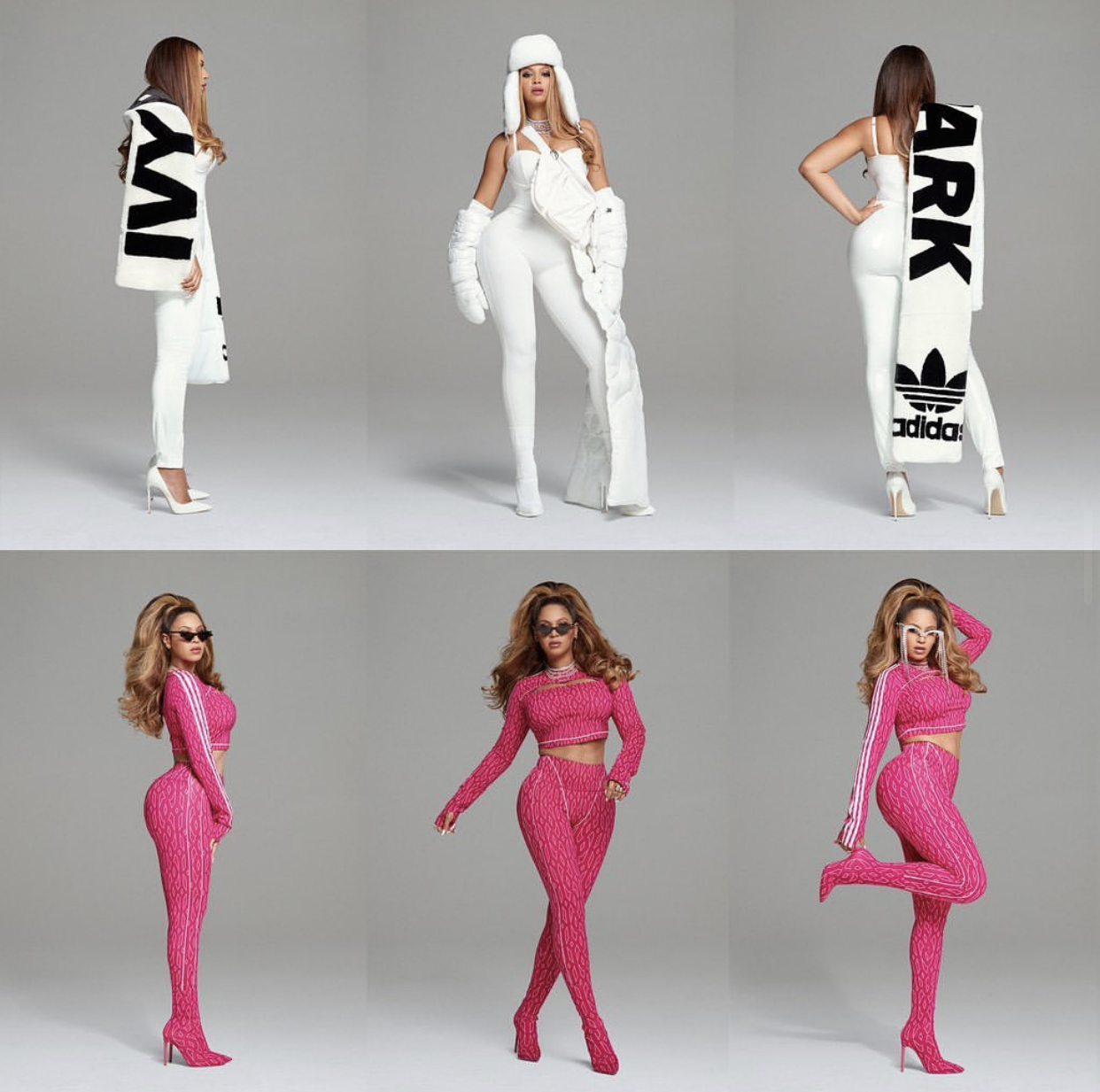 Itens da Ivy Park, linha de roupas de Beyoncé com Adidas, se