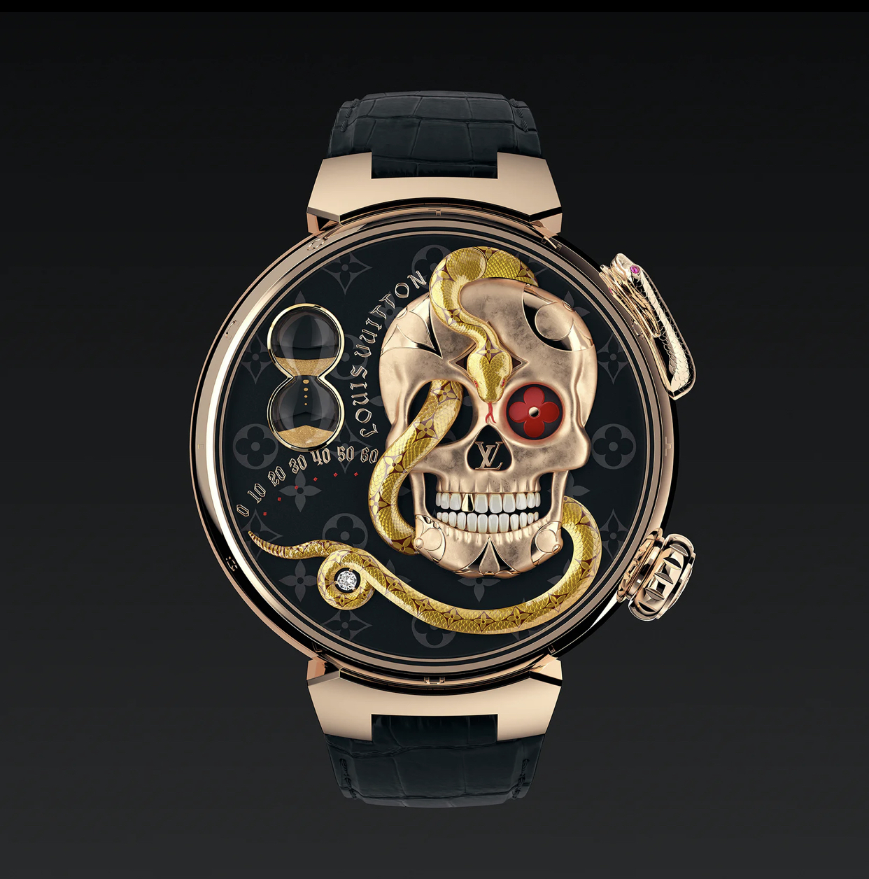 Novo relógio da Louis Vuitton marca as horas com ouro rosa, rubi e alta  tecnologia - Blog Ana Cláudia Thorpe