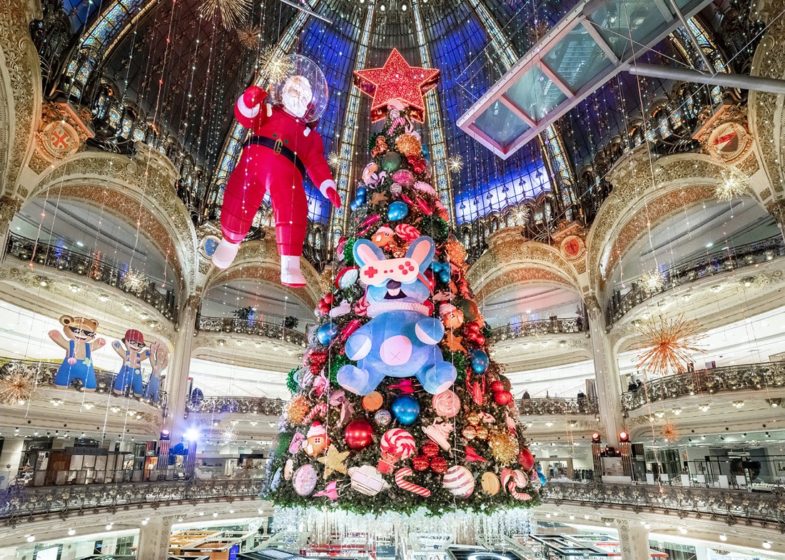 Galeries Lafayette revela decora o para o Natal com imers o no