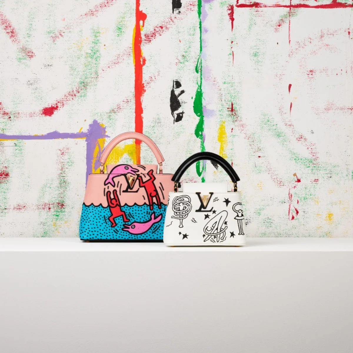 Louis Vuitton revela sua nova coleção de bolsas inspirada na obra de Keith Haring